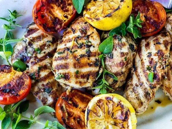 Grilled Lemon Herb Chicken with Vegetables